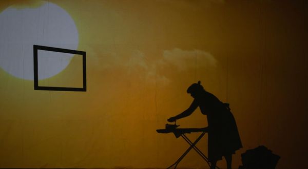 Natalie Harkin with Unbound Collective, APRON-SORROW / SOVEREIGN-TEA, A Day in the Life (Natalie's story), 2021, Vitalstatistix, Tarnanthi video-still: Jessica Wallace