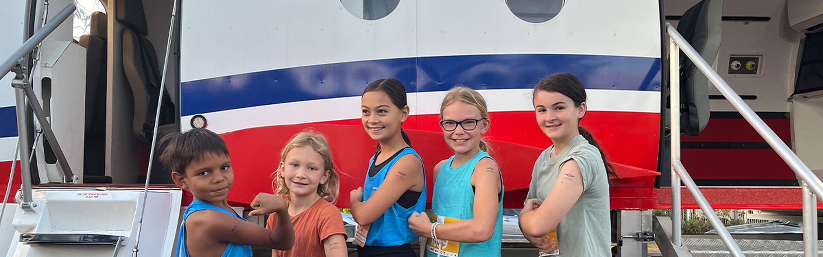 Out and about with RFDS volunteers and supporters