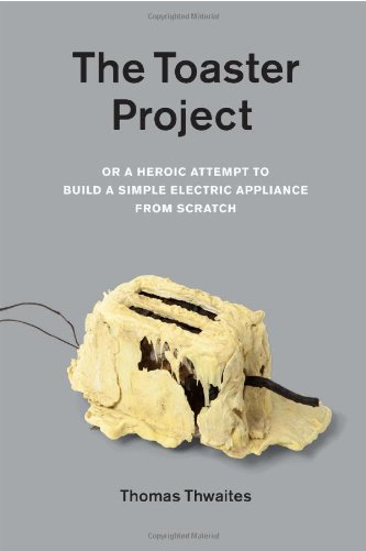 Cover of a book in grey with a melted looking toaster in pale yellow