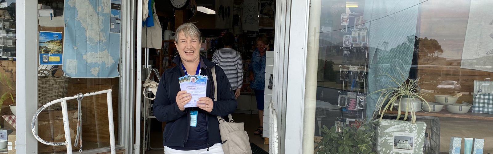 RFDS Tasmania's Project Officer Ana Bonython