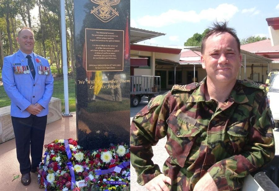 Darcy at ANZAC service 