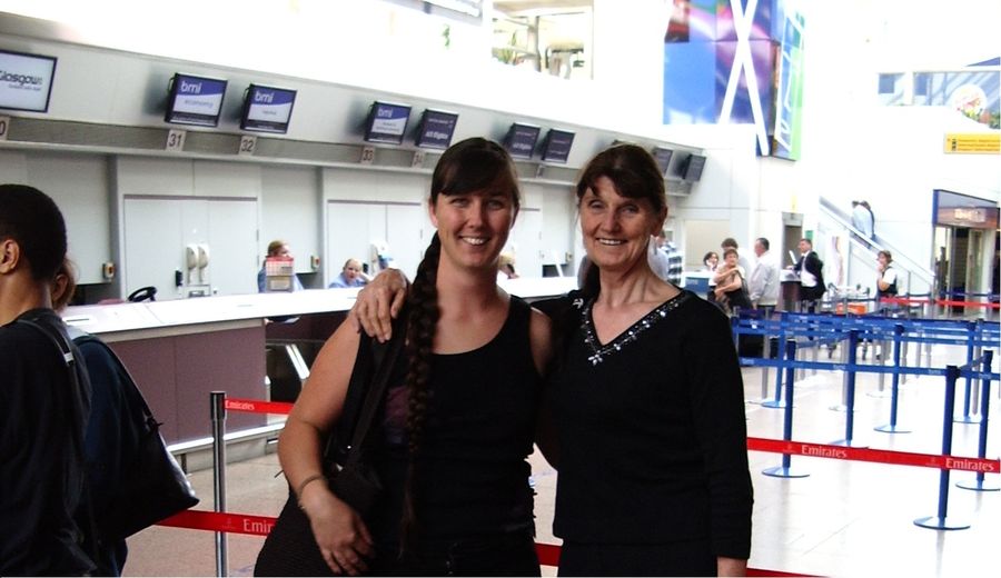Vicki and her mum
