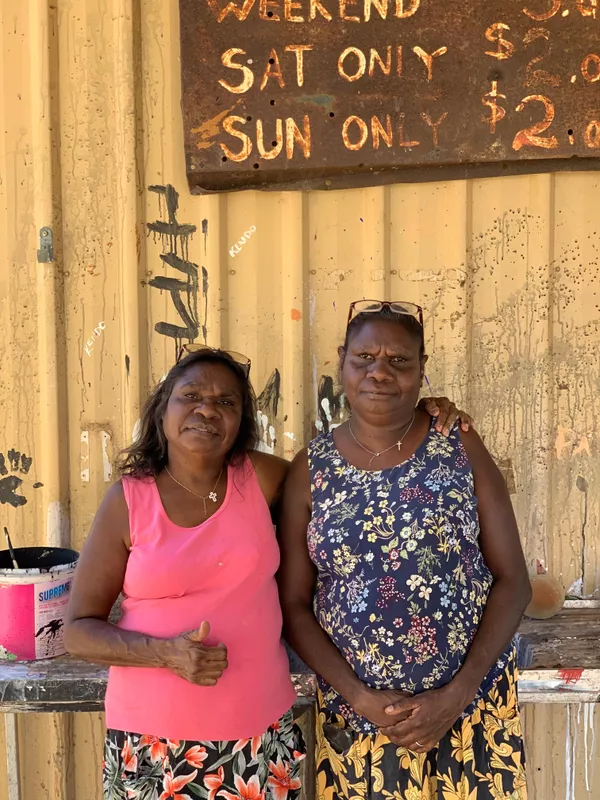 Tracey and Kathy Ramsay, Warmun, Western Australia