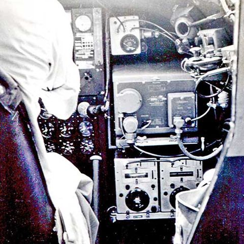 Cockpit of Drover 