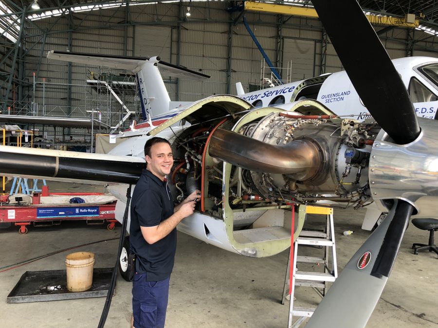 Sam has always had a fascination with aircrafts