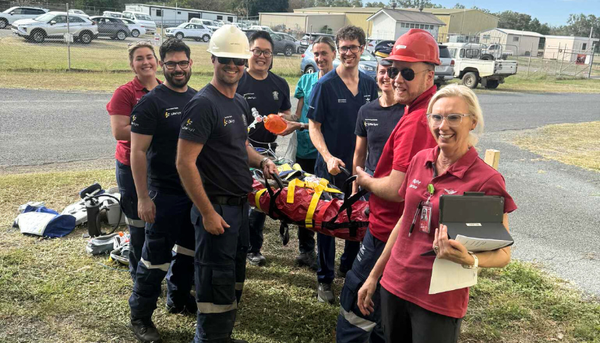 RFDS crews doing training
