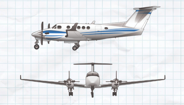 King Air 260C plans