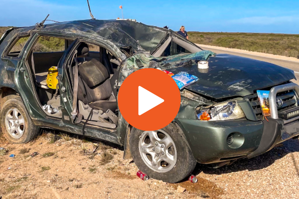Nullarbor car crash