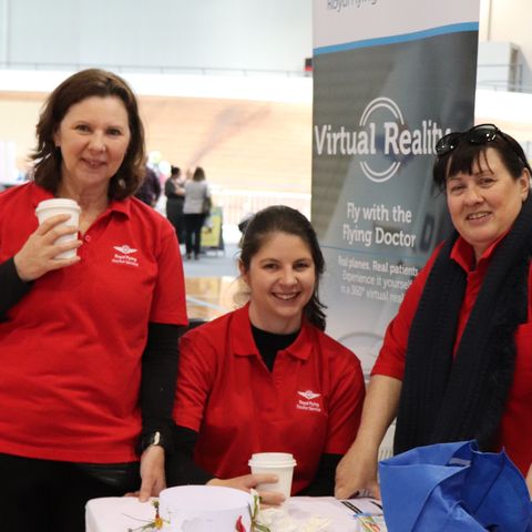 RFDS Tas volunteers at an event