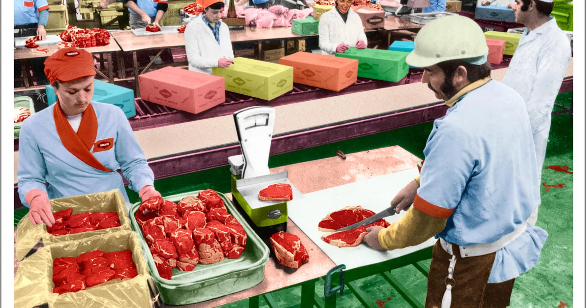 Meat packing 1978 - AGSA Collection