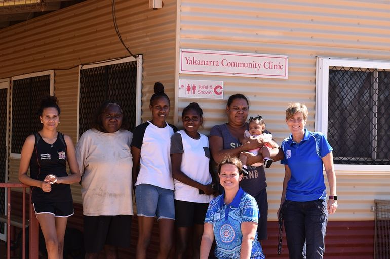 Broome-based RFDS Primary Health Care nurse Kate Jones and Flying Doctor Tanya Ronaldson report the second All Women’s GP clinic for the year held las