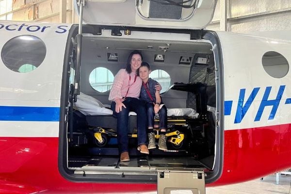 Hugh Proud with Narelle