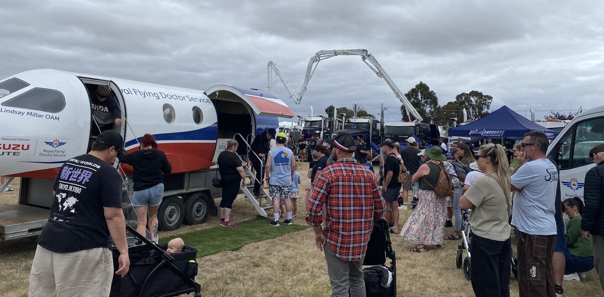 RFDS Tasmania simulator at the 2026 Truck Run
