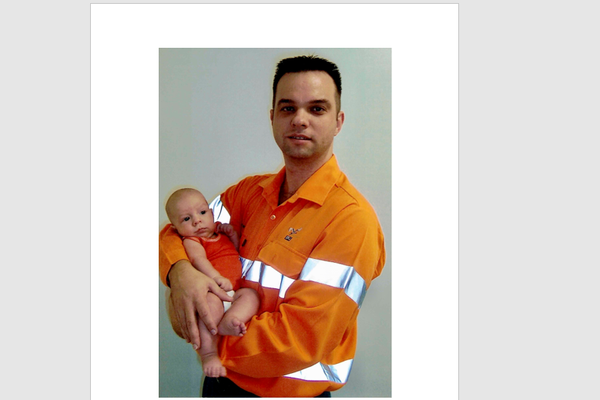 Jason with his son Harrison