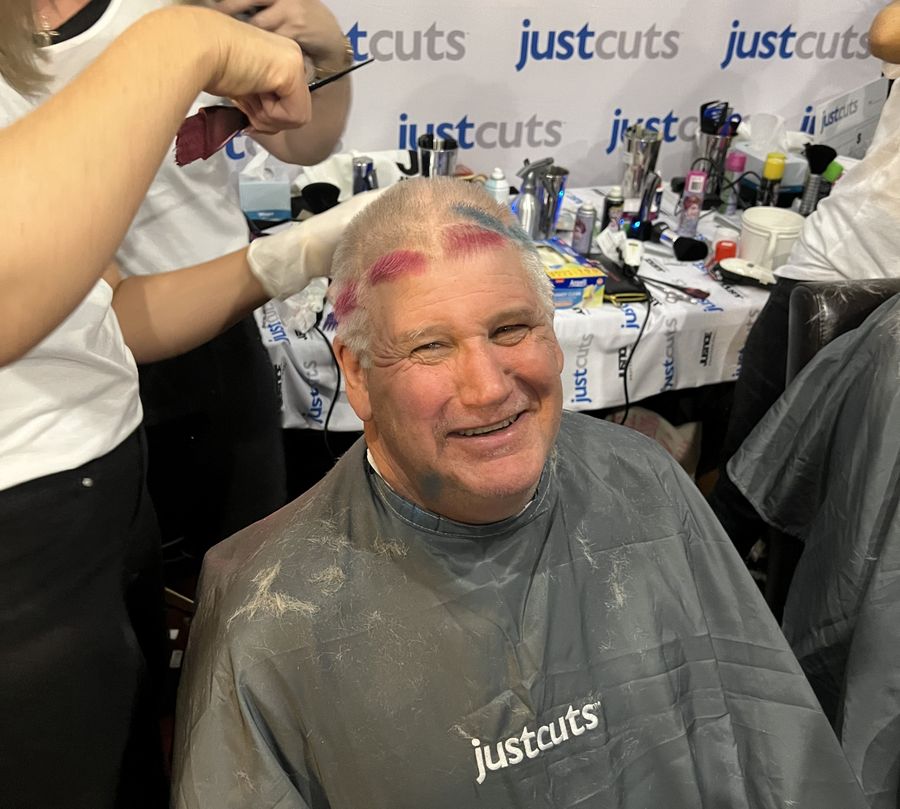 Gormo with a wacky haircut in 2024's Cut-A-Rama