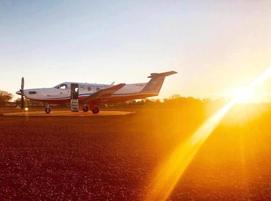 RFDS Plane in Sun