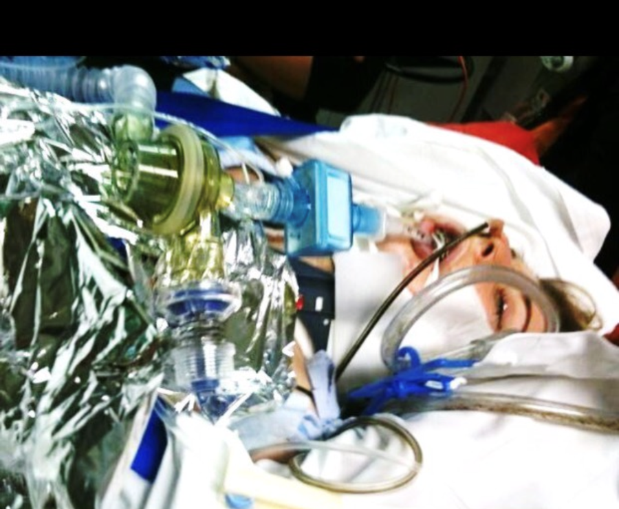 #54 Alysia Cawthorn in hospital 