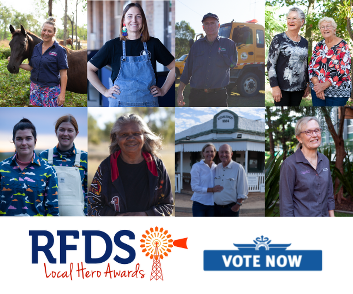 RFDS local hero award winners