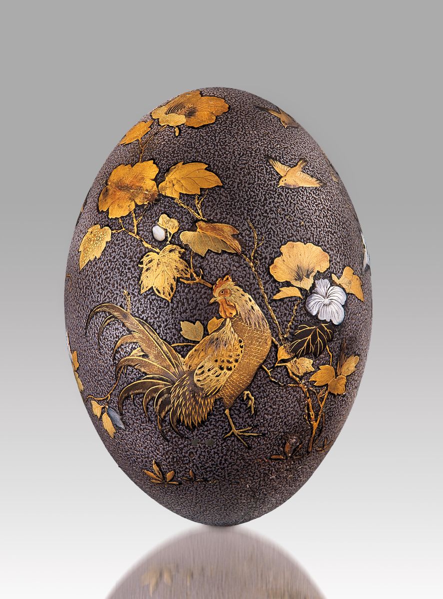 Decorated emu egg - AGSA Collection