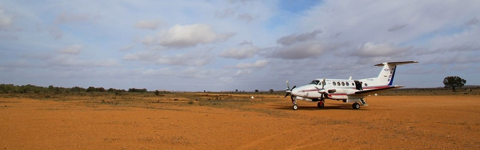 RFDS aircraft in the outback