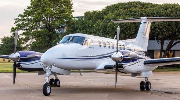 King Air B360 on the tarmac