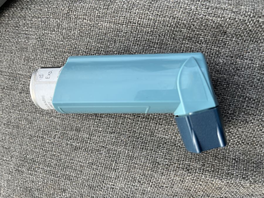 Leanne now takes her Ventolin, asthma preventer and a small medical kit wherever she goes