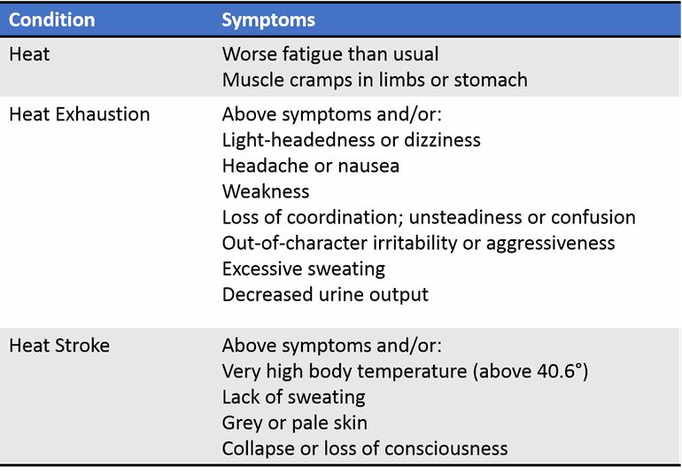 Heat Illness