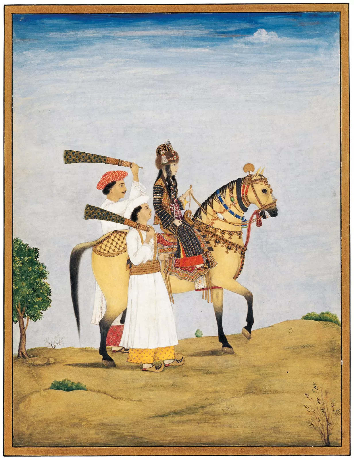 Ahmad Albar 絵画 サウジアラビア大臣 贈呈品 source