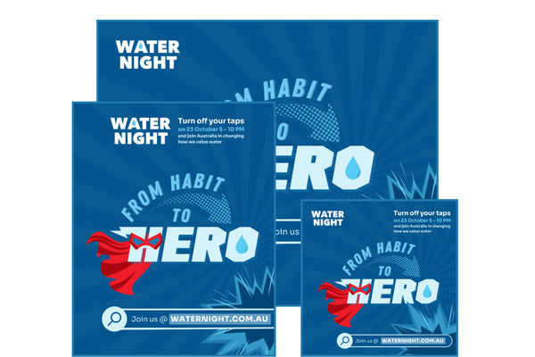 Thumbnail for the Water Night 2025 Resource - Social Media Square Theme