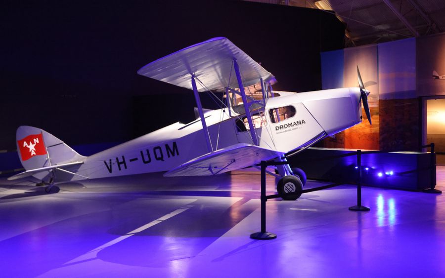 Aircraft on display at the museum