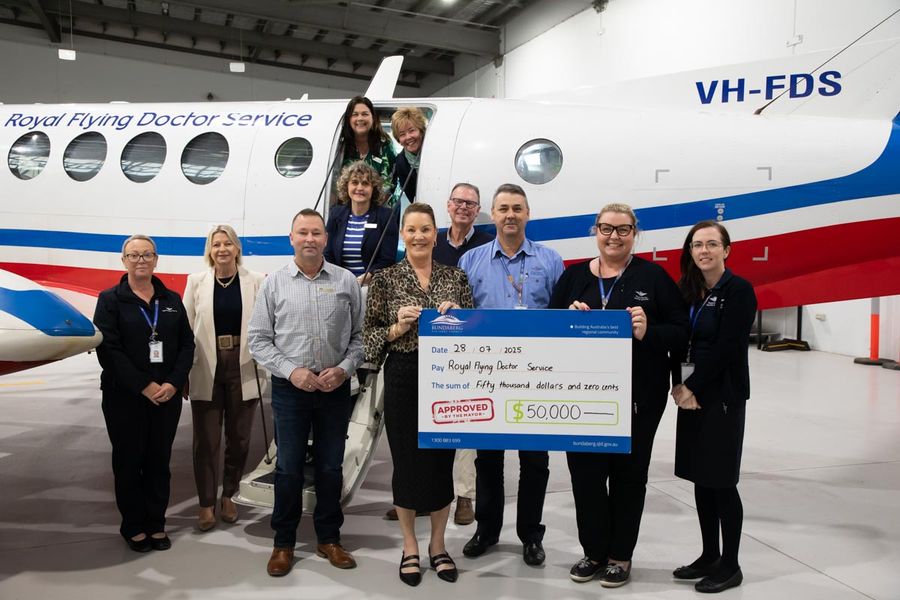 cheque handover 