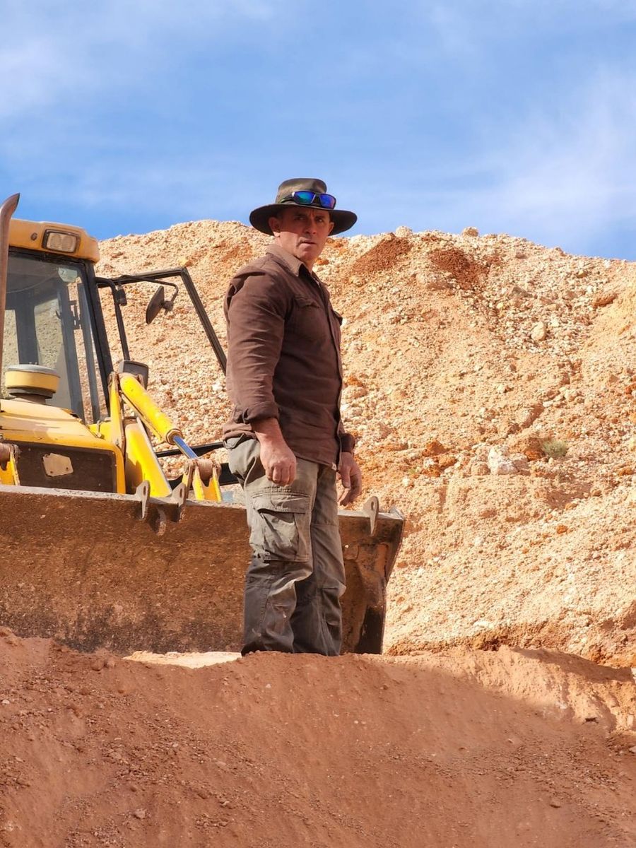 Dan Hammoud at a mining site