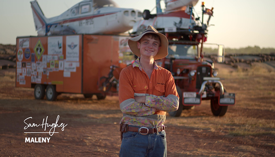 Sam Hughes aka 'The Travelling Jackaroo'