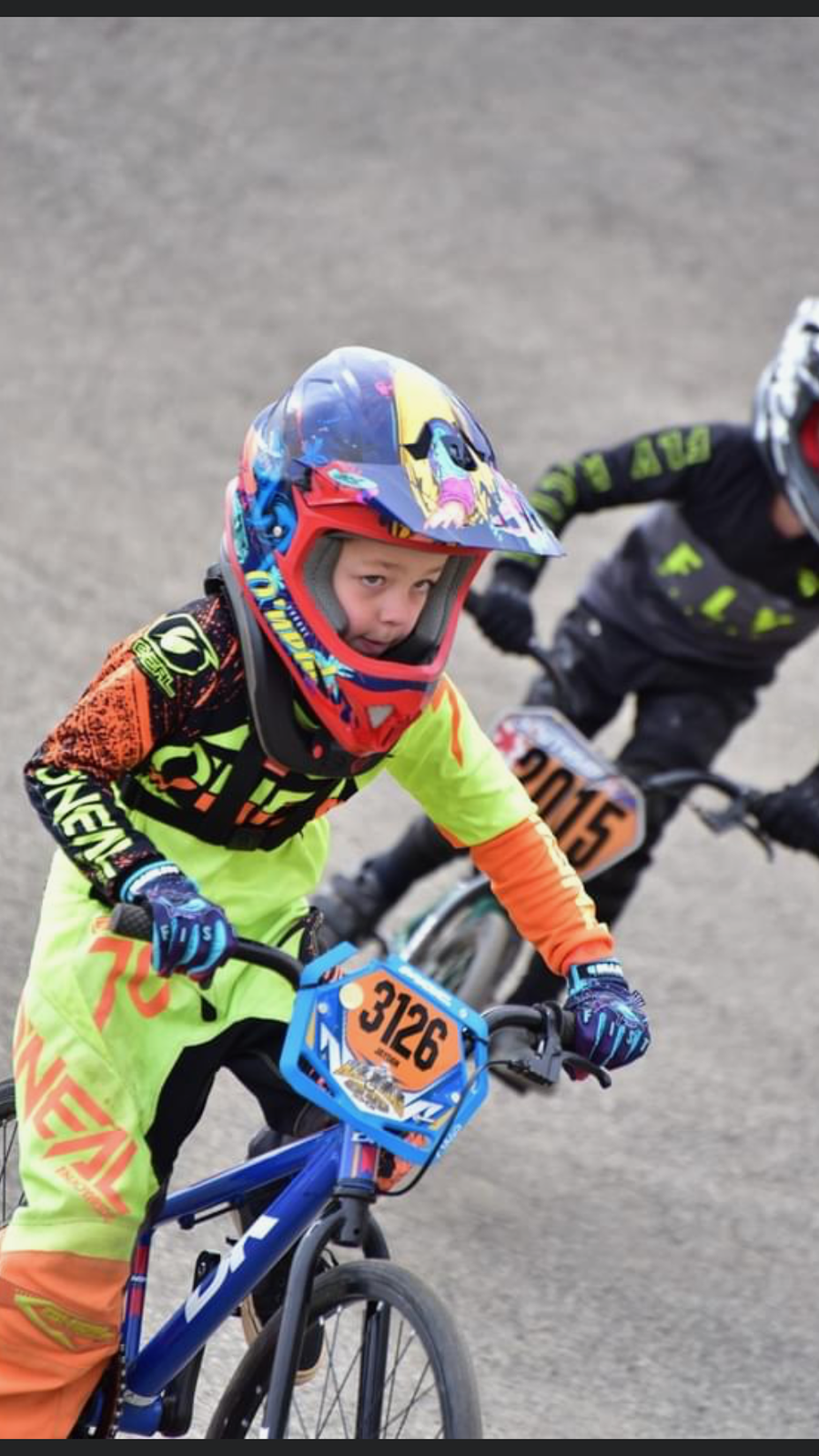 Jaydan is now in remission and loving his bike riding