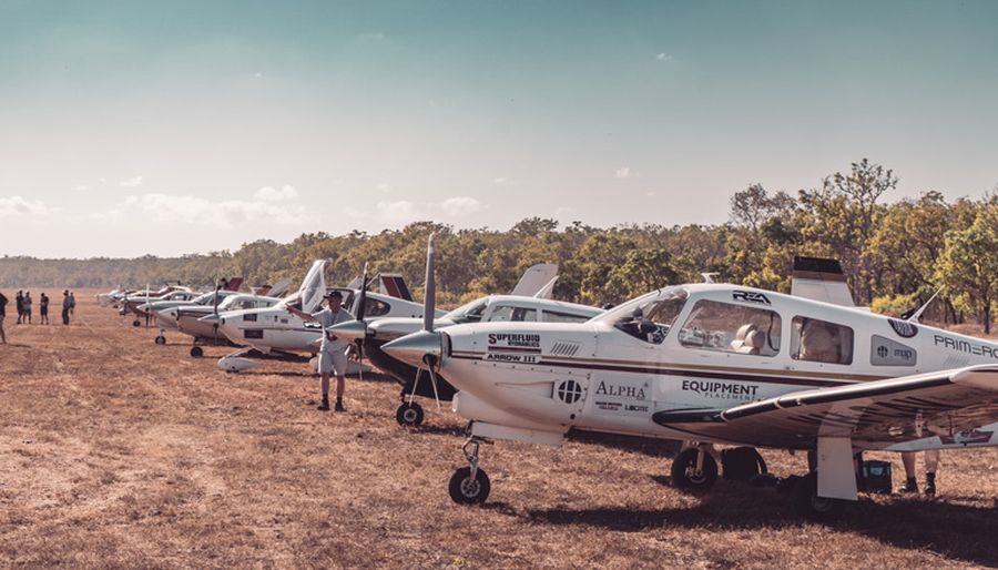  Pilots soar across the outback to raise vital funds for remote communities