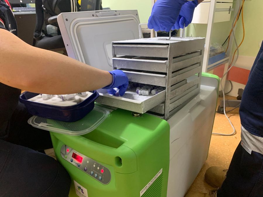 Vaccine freezer