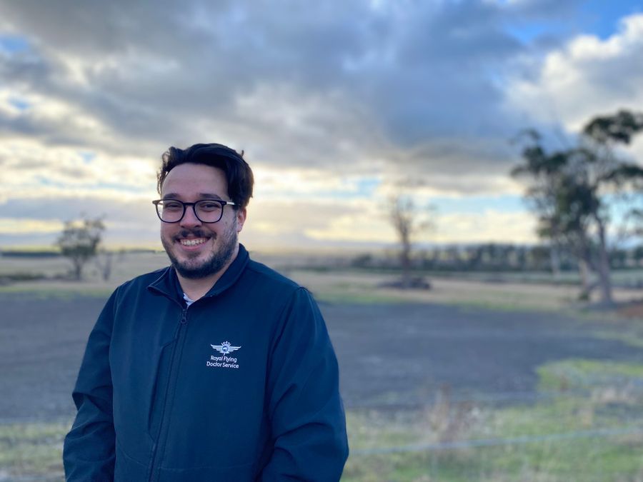 Physical Health Worker, Lachie at the Truckie Check-In