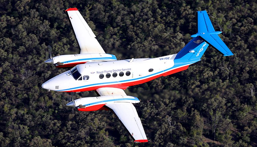 RFDS B200 aircraft