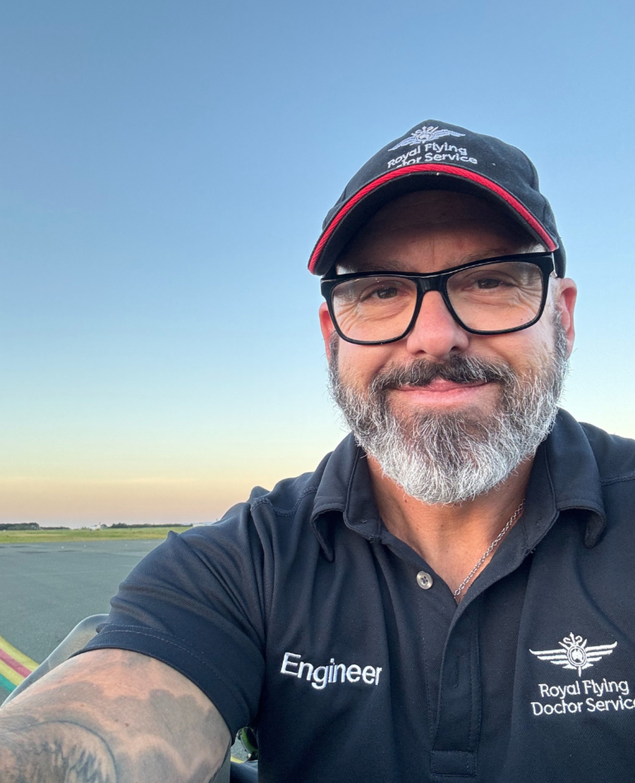 Brad in RFDS uniform