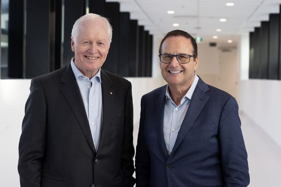 . Professors Geoffrey Donnan AO and Stephen Davis AO, co-chairs of the Australian Stroke Alliance.
