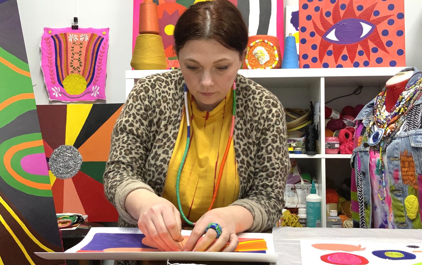 Liz Payne in studio cropped for web