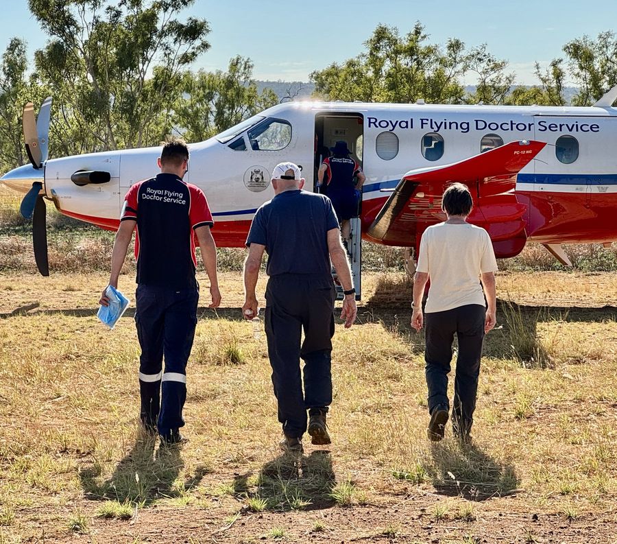 Pictured is an air retrieval in Bell Gorge WA