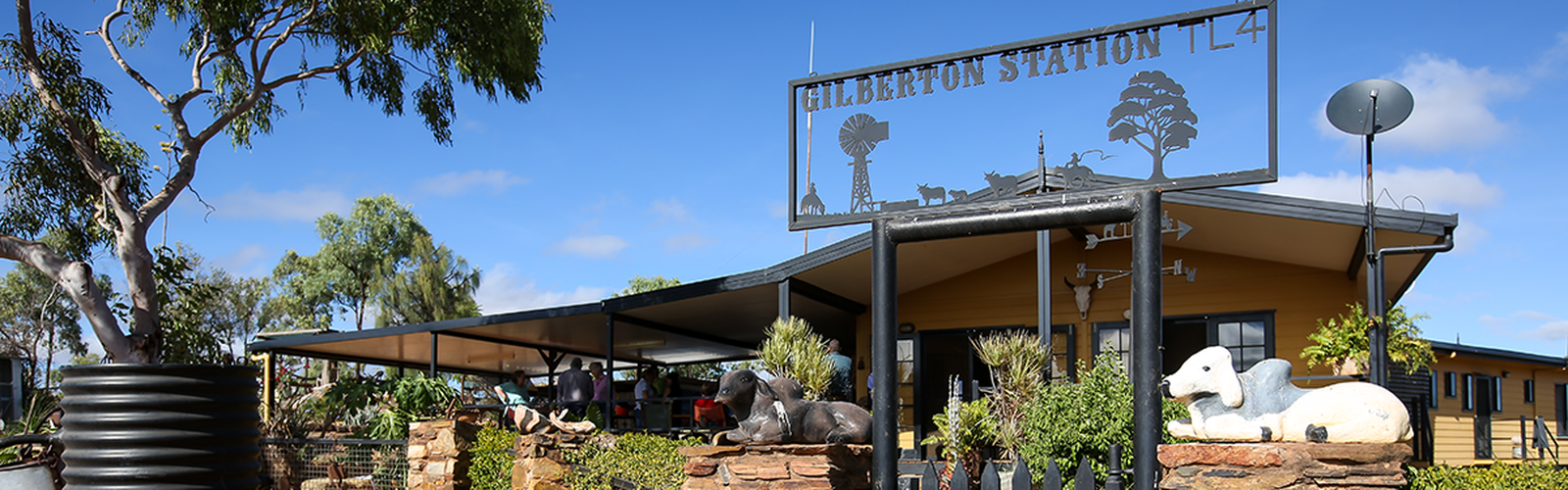 The French family at Gilberton Station 