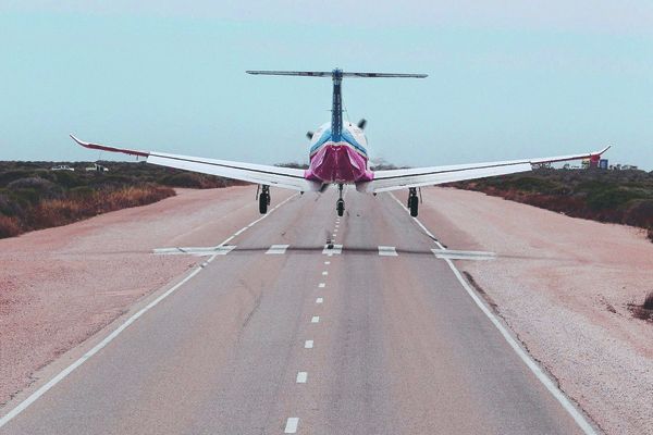 A RFDS Pilatus PC12 aircraft 