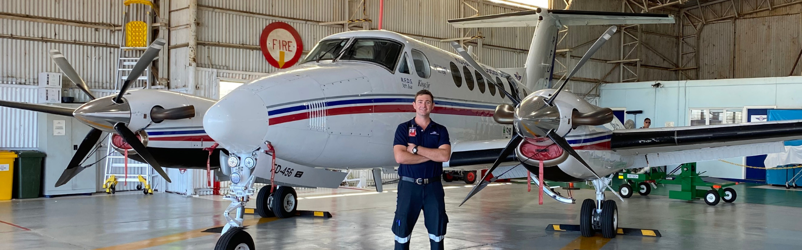 RFDS Pilot Brady Thrift