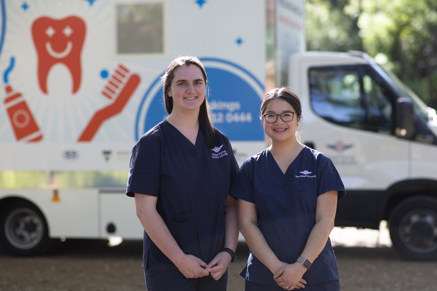 Dental truck and dentists in Mitta Mitaa