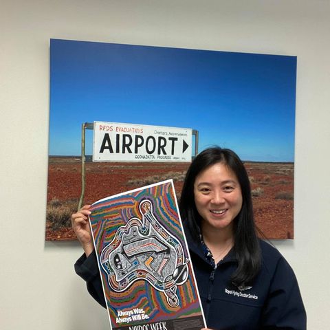 Staff Hold NAIDOC Week Poster