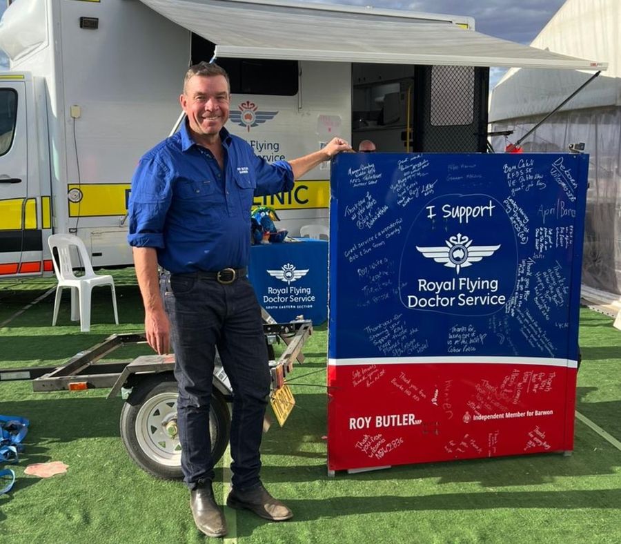 Roy Butler at AgFair