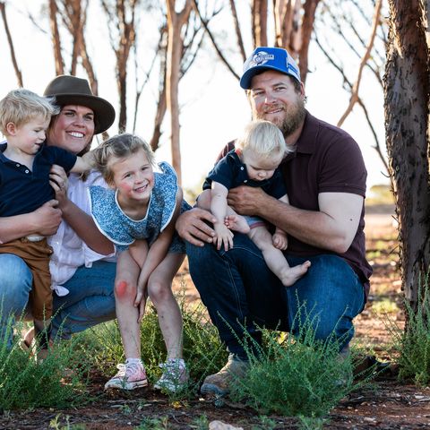 Play Therapy: The Mannion family are so grateful to the RFDS