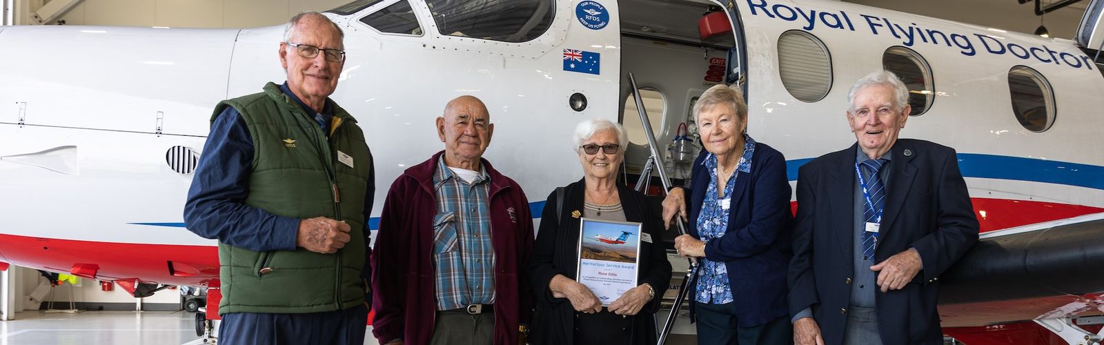 RFDS volunteer Rene GIllis